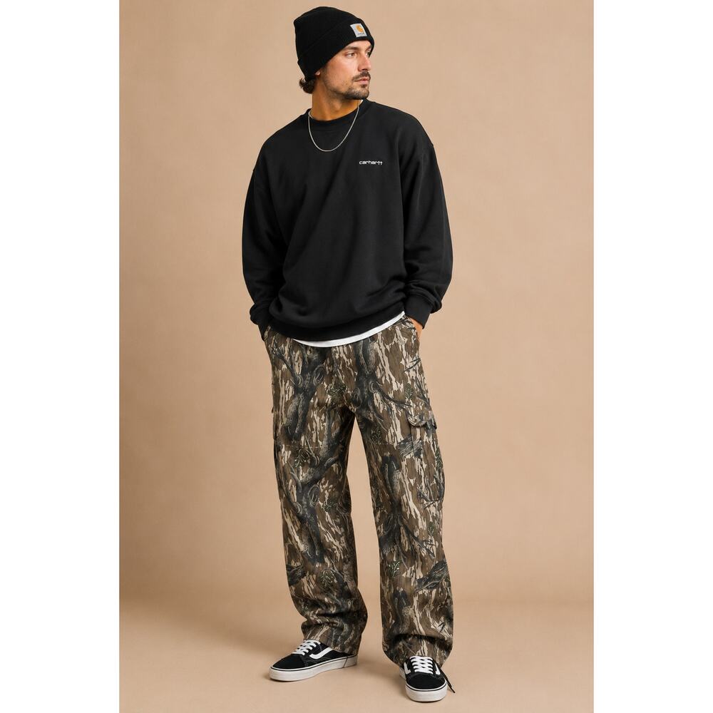 Vintage Liberty Mossy Oak Camo Cargo Pants Hunting Outdoor 40-42 XXL 2XL